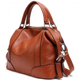 Real leather handbags